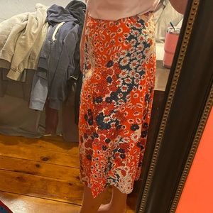 Woman’s floral skirt